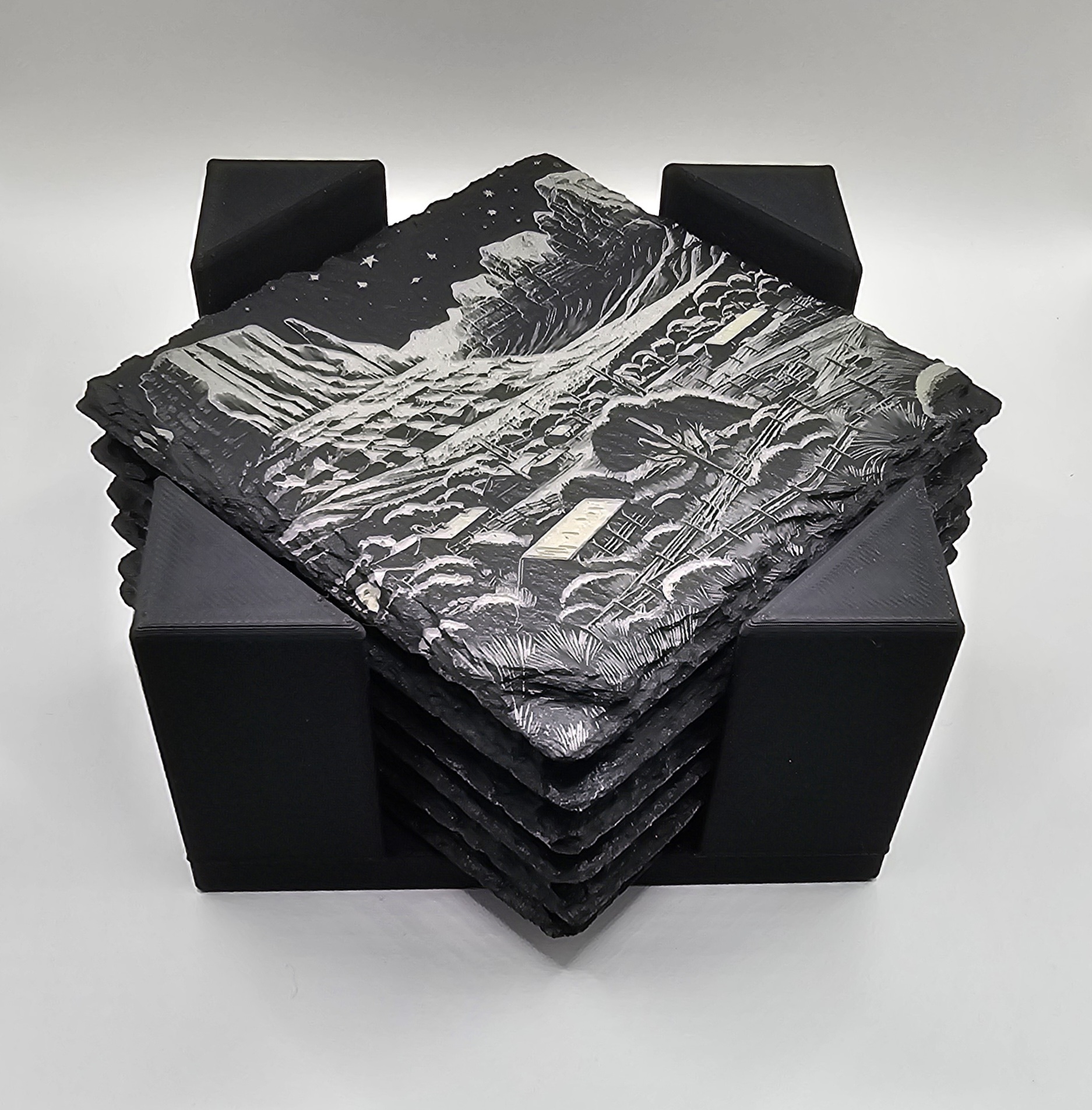 Engraved Tile - Custom ceramic engraving